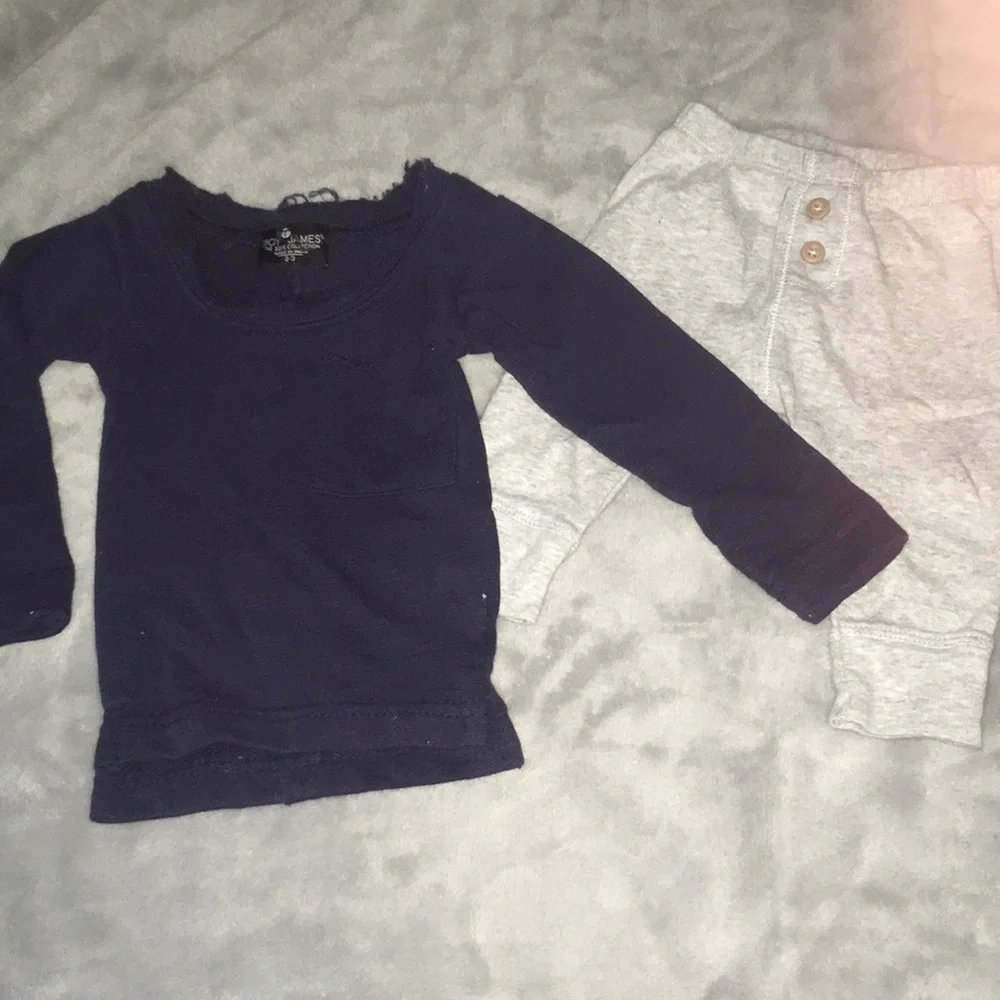 Fall Baby Boy 2 Piece Set long sleeve top & pants